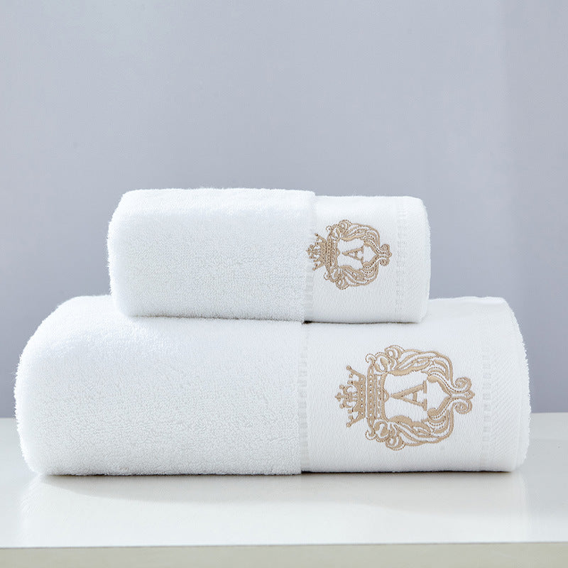 Lux White Bath Towel